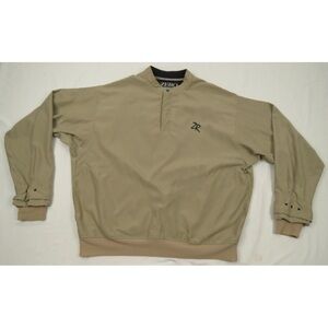 Zero Restriction Outerwear Golf Rain 1/4 Snap Pullover Windshirt Jacket XL